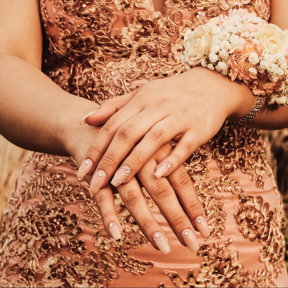 Pink/Gold Dress